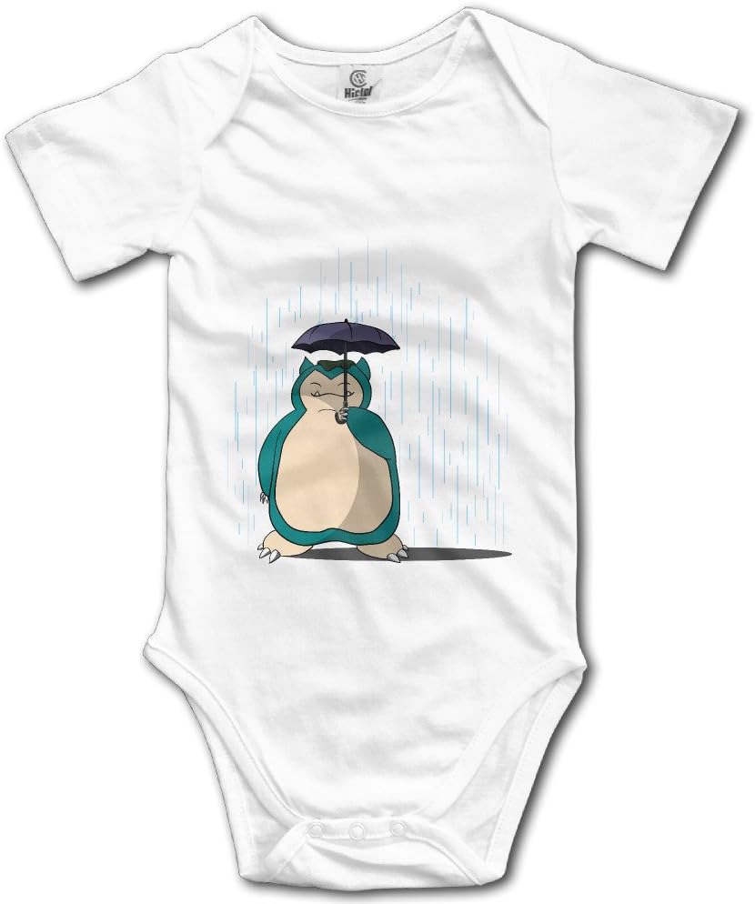 Unisex My Neighbor Snorlax Baby Rompers Baby Onesie Short Slev