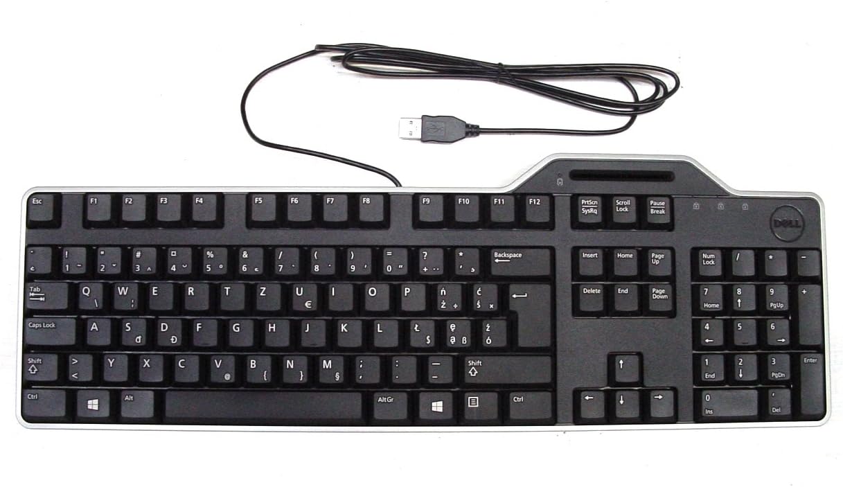 Genuine Original DELL USB Keyboard KB813 with Smart Card