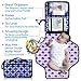 Diaper Changing Pad with Bonus Loop for Toys- Portable Diaper Changing Kit for Dads & Moms -Changing Station Organizer for Outdoor & Travel - Play Mat On The Go- Perfect Baby Shower Gift