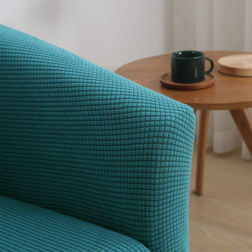 SearchI Tub Chair Slipcover, Stretch Spandex Jacquard Tub Chair Cover Armchair Slipcover Sofa Cover Slipcover Furniture Protector Soft Couch Covers with Elastic Bottom for Kids: Furniture & Decor