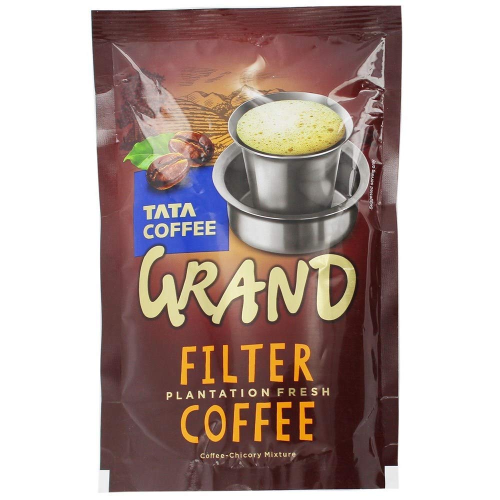 Tata Filter Coffee Grand Filter Coffee Pouch, 500 g Amazon.in Grocery