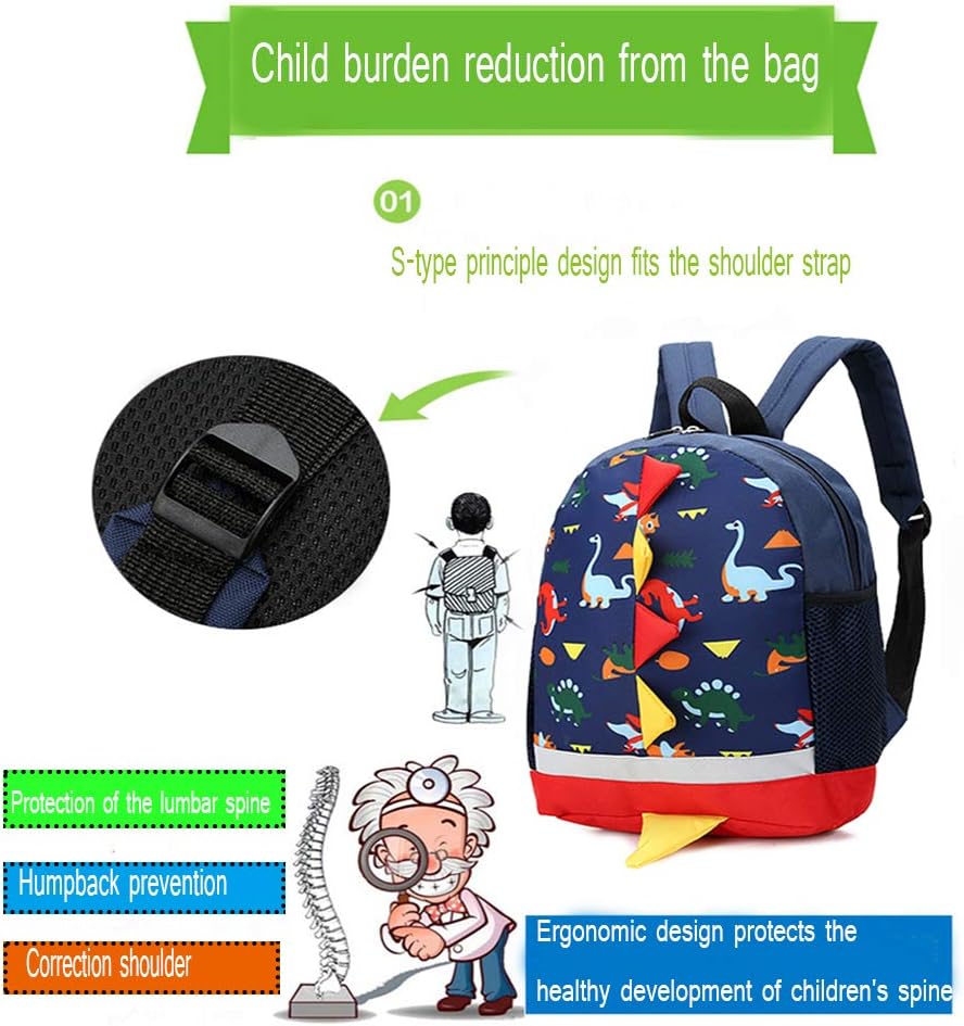 Cartoon Dinosaur Kids Book Backpack Baby Girls School Bag Cute Backpacks for Rucksack Boys and Girls School Backpack, Great Birthday Gift Idea - Image 5