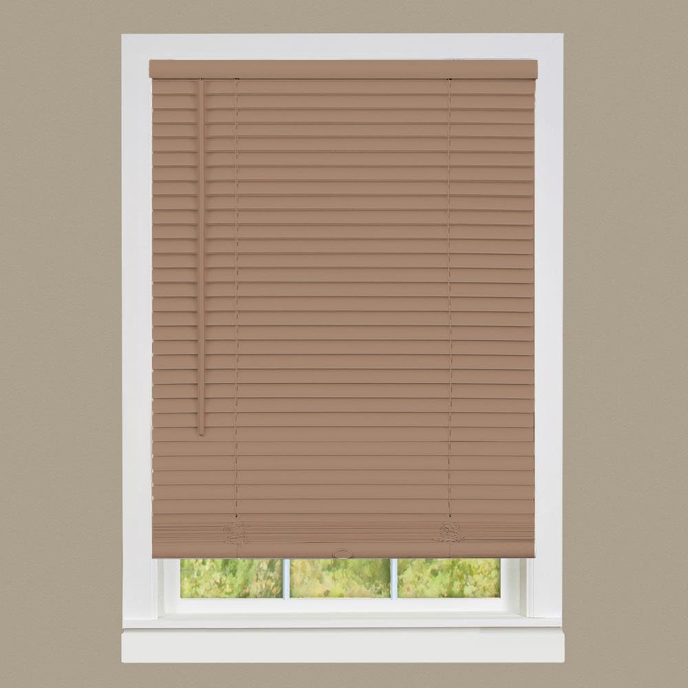 PowerSellerUSA Cordless Window Mini Blinds 1" Slats Room