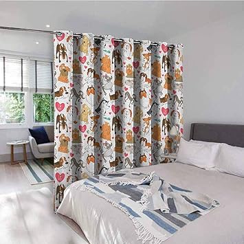 Amazon Com Dog Lover Kitchen Gromets Curtain And Valances Set