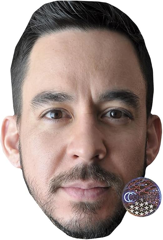 Amazon Com Mike Shinoda Celebrity Mask Flat Card Face Fancy