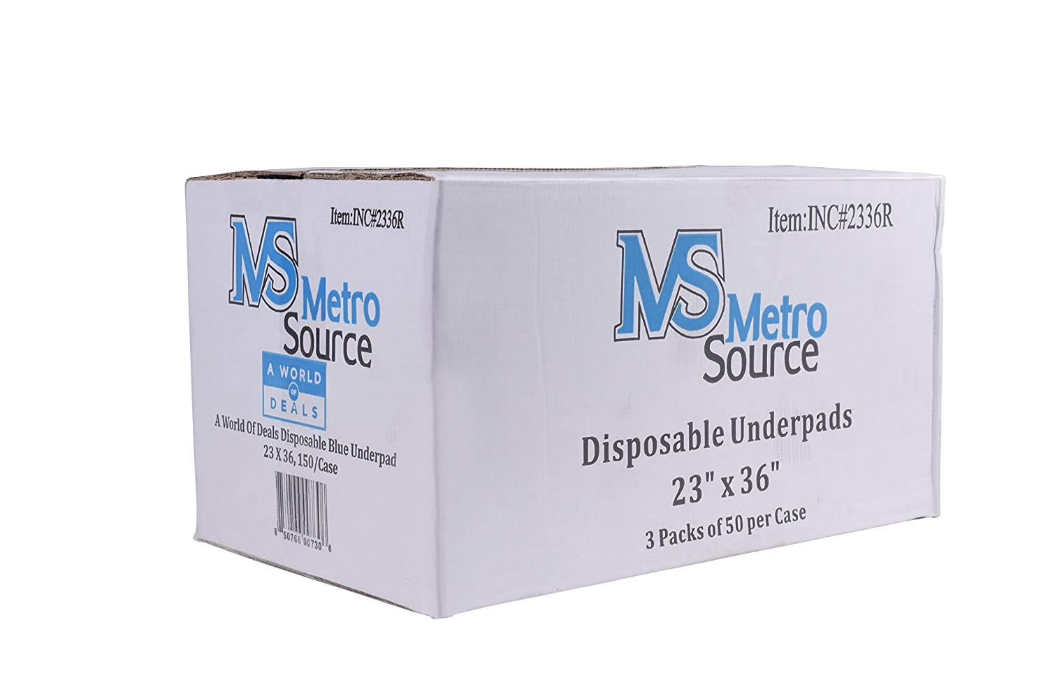 A WORLD OF DEALS INC2336R Disposable Blue Underpad 23 X 36, 150/Case: Industrial & Scientific