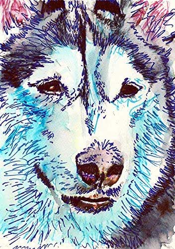 siberian husky art