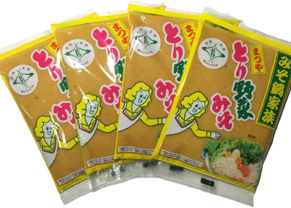 Amazon まつや とり野菜味噌 0g 4袋 まつや 味噌 通販