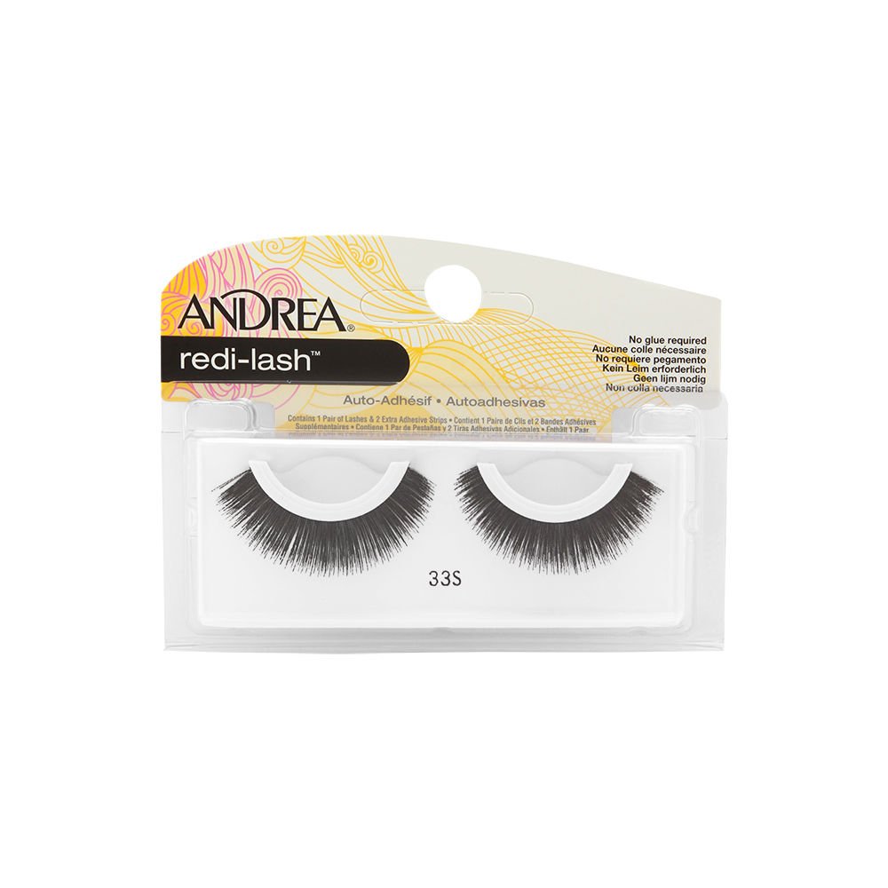 Andrea False Redi-Lash Strip Lashes, Self Adhesive Redi Lash 33 S