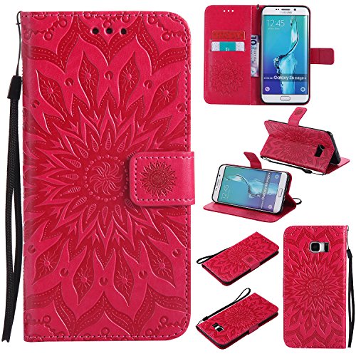 Amazon Samsung Galaxy S6 Edge Flip Case Translucent Mirror Flip