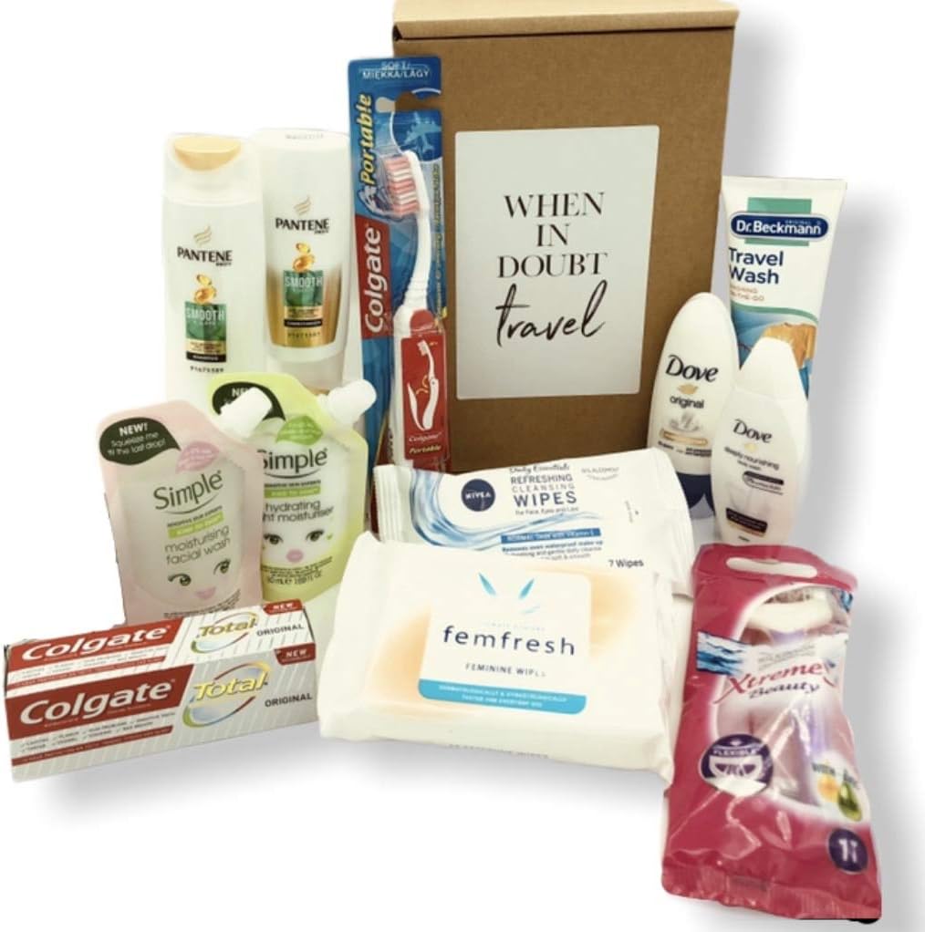 Ready to Go for Women! The Ultimate Mini Toiletries Travel Set TSA