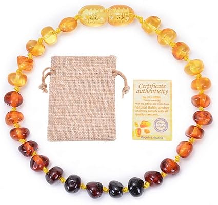 amazon amber teething necklace