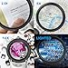 Magnifying Glass with Light BearMoo Lighted Magnifier with 3 Detachable Illuminated Lenses 2.5X 5X 16X - Ideal for Seniors, Maps, Jewellery, Hobbies