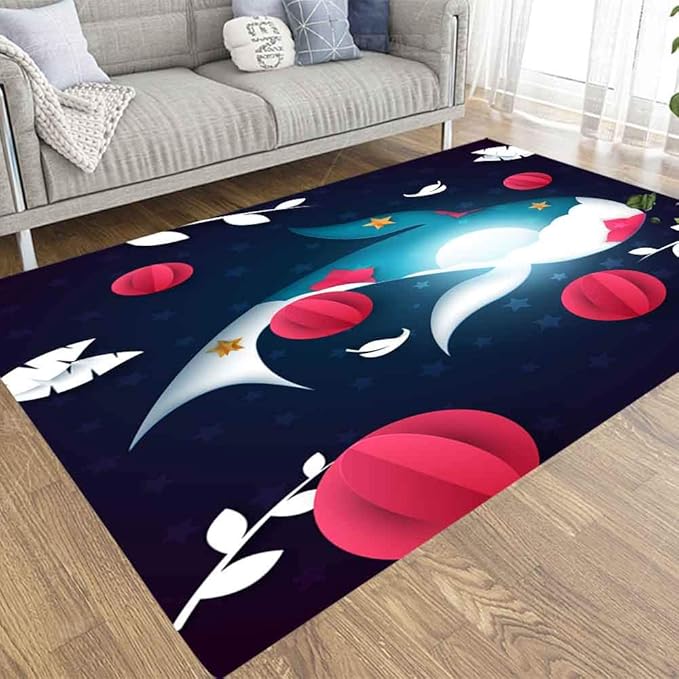 5X7 Multicolor Area Rug, Musesh Bar Area Rug Dining Area