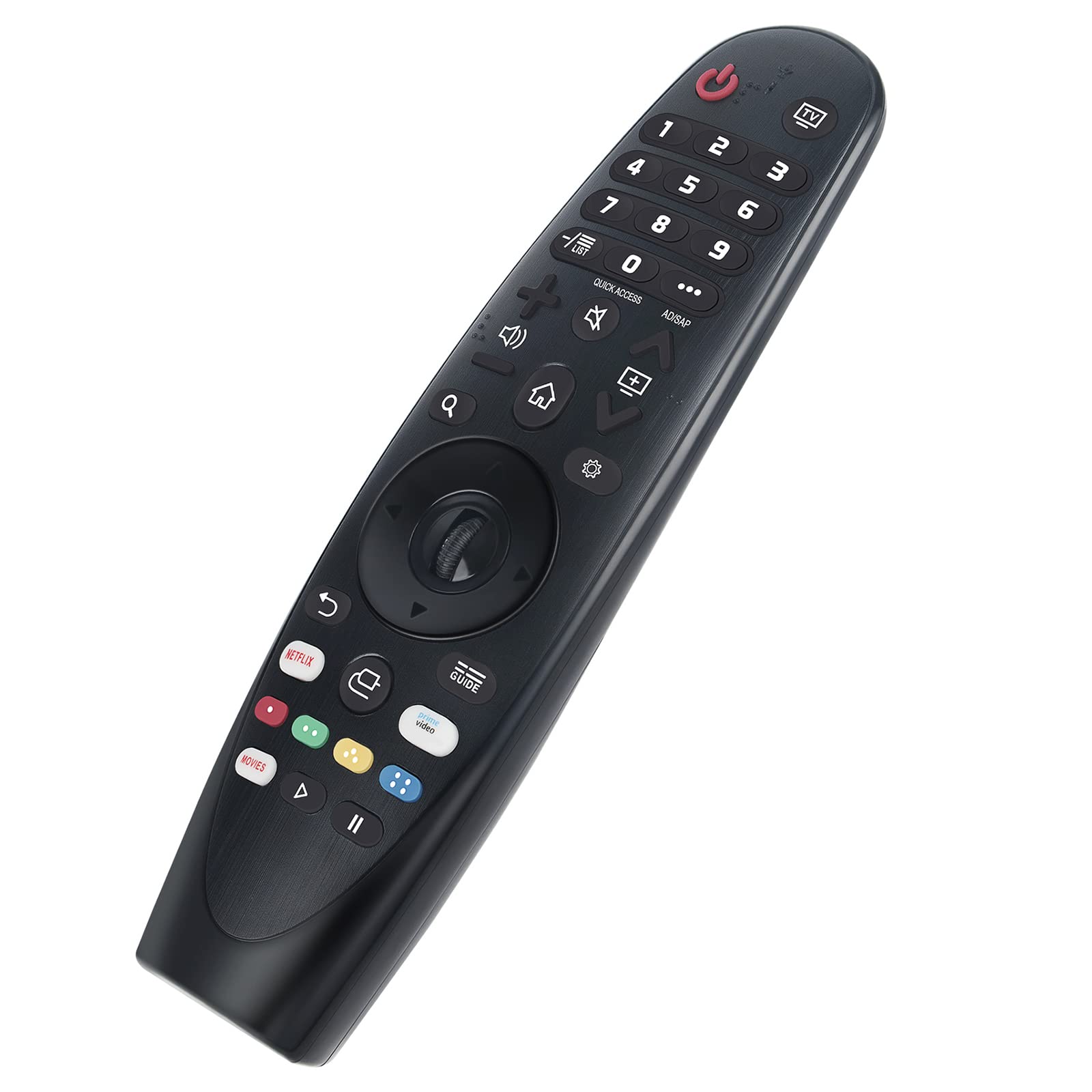 AKB75855501 MR20GA Replacement IR Remote Fit for LG LED TV 50NANO79UNA 55NANO79UNA 65NANO79UNA 49NANO80UNA 55NANO80UNA 65NANO80UNA 75NANO80UNA 49NANO81ANA 49NANO81UNA (No Voice)