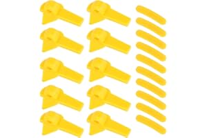 Kodrily 20Pcs Tire Demount Head, Duck Head Tire Changer, Tire Changer Duck Head, ABS Tire Machine Duck Head, Universal Mounting Duckhead Adapter Tire Changer for Protecting Insert Rim