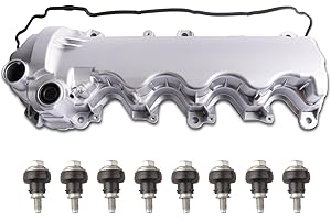 MILIPARTS Right Side Aluminum Valve Cover Compatible with 2004-2014 Ford F-150 F-250 F-350 Expedition Explorer Mustang Lincol