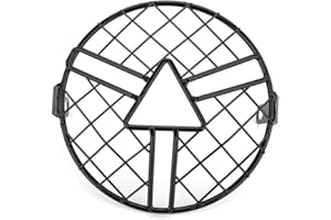 Headlight Cover, 5.75inch Aluminium Alloy Motorcycle Headlight Guard Grille Headlamp Grill Cover Protector for CG125 GN125