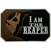 I Am The Reaper Tactical Patch (3.0 X 2.0 - PVC Rubber- Hook Fastener -R8)