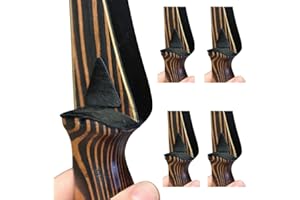 Recurve Bow/Longbow Calf Hair Arrow Rest Shatterproof Archery (Right 5 Pack)