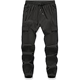 ZooYung Men's Hiking Cargo Pants Lightweight Stretch Quick Dry Joggers Outdoor Travel Pants