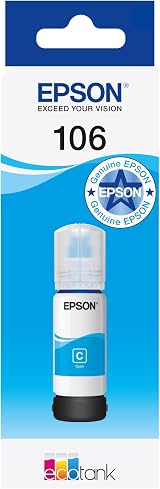 Epson EcoTank Cyan Ink Bottle High Yield 1900 Pages ET 7700 7750