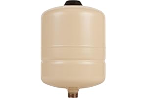 Red Lion RL2A - 2-Gallon Inline Pre-Charged Pressure Tank for Well Pumps, 3/4-Inch MNPT System Connection, Almond, 604652