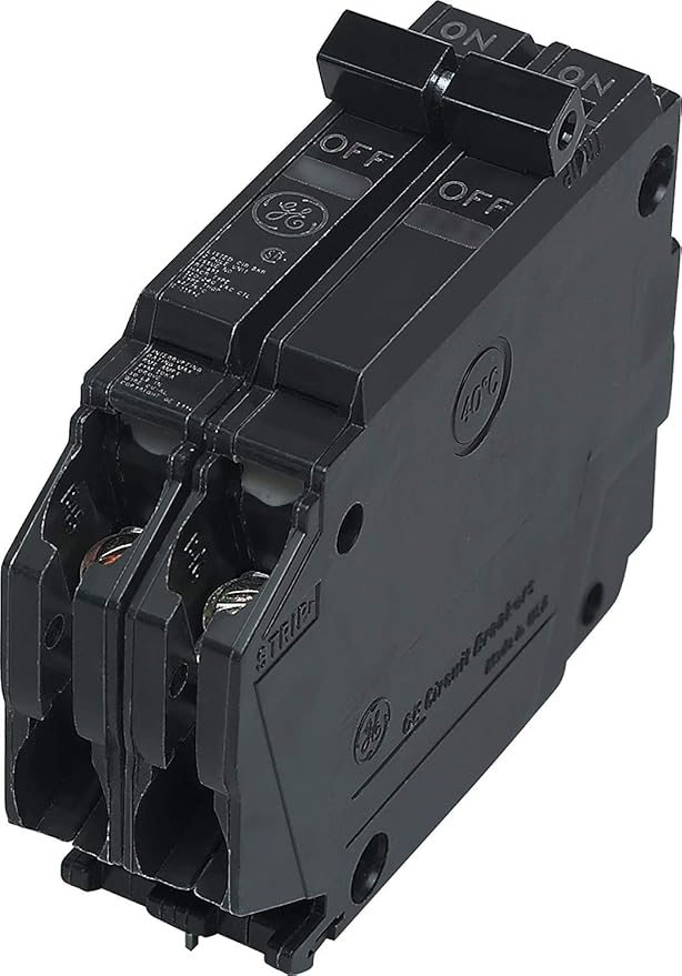 General Electric THQP215 Circuit Breaker, 2Pole 15Amp Thin Series
