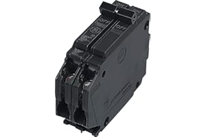 Connecticut Electric Ge Thqp220 Double Pole Circuit Breaker, 20 Amp, 3.30 L x 2.90 W x 0.90 H, As Shown in The Image