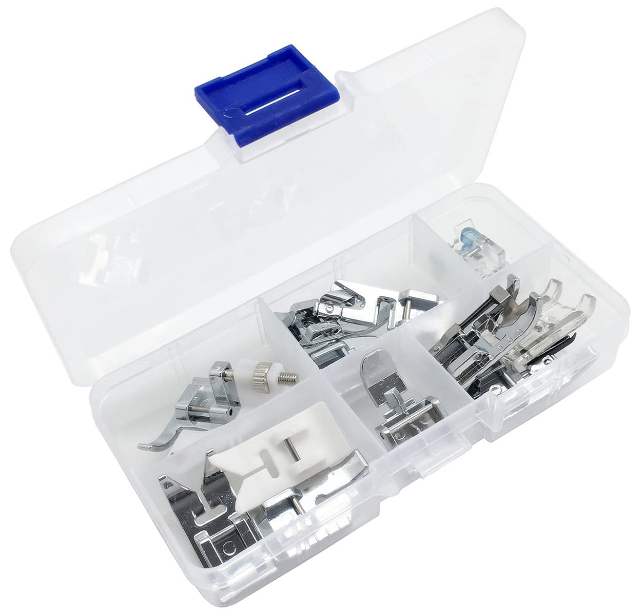 13Pcs Presser Feet Set for Household Sewing Machine Brother Singer Janome Toyota...