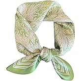 MEISEE 100% Pure Mulberry Silk Scarf 21" Square Scarf Neckerchief Headscarf Breathable Lightweight for Women Gift Packed