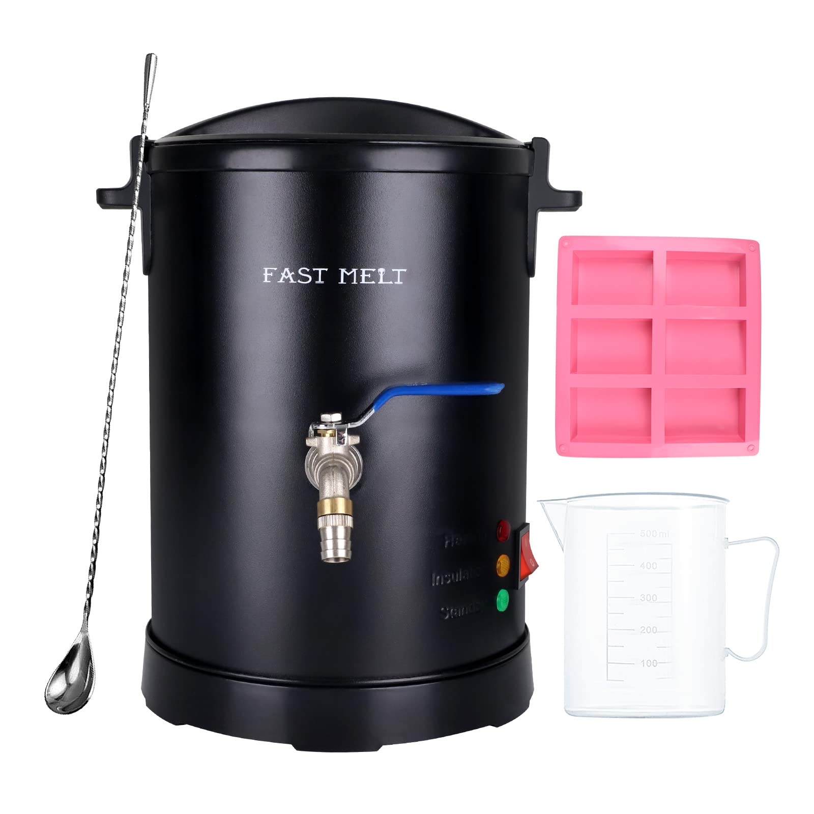 Photo 1 of FAST MELT 3L Soap Base Melter - Soap Making Kit with Constant Temperature Control Melter, Quick Pour Spout, Ideal for Homemade Soap Business Fast Loading Easy Clean