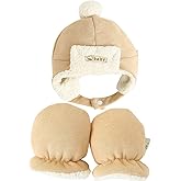 Paladoo Baby Mittens Sherpa Lined Fleece 0-24 Months Winter