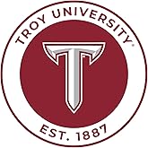 Troy University Decorative Round Magnet Officially Licensed Collegiate Product 2-Inch
