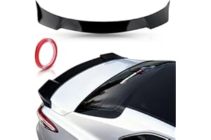 Femibon Rear Trunk Spoiler Compatible with 2018-2024 Toyota Camry SE XSE L LE XLE Hybrid, V2 Style Fits for 18-24 Sedan, High Kick Spoiler Wing Lip(Gloss Black)