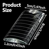 Fatiya U-Type Eyelash Extension Crystal Pallet Lash Holder Tray Tick Marks view 6