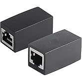 CERRXIAN RJ50 Coupler，RJ50 10P 10C in Line Coupler, RJ50 Female to Female Extender Adapter(2-Pack)