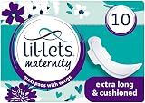 Lil-Lets Maternity Pads Extra Long Maxi Thick with Wings 10 Pack