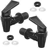 2PCS Replacement Cooler Faucet,Reusable Leakproof Plastic Tap Set | Leakproof Plastic Tap Set,BPA Free Water Spigot for Home Water dispensers Beverage dispensers and Kettles,Filtration Systems
