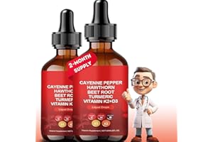 Guliqi (2 Bottles) Cayenne Pepper Drops - Aeluro Cayenne Pepper Extract, Aeluro Cayenne Drops, Organic 𝐒𝐮𝐩𝐩𝐥𝐞𝐦𝐞𝐧𝐭𝐬, Circulatory Heath Support