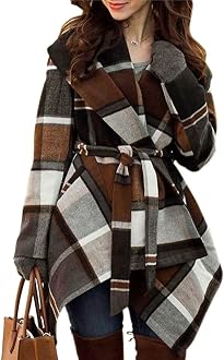 Chicwish Women's Turn Down Shawl Collar 