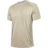 BRISIRA Coolmax Cooling Workout Shirts for Men Quick Dry Moisture Wicking Gym Tshirts Athletic Active Short Sleeve Tees