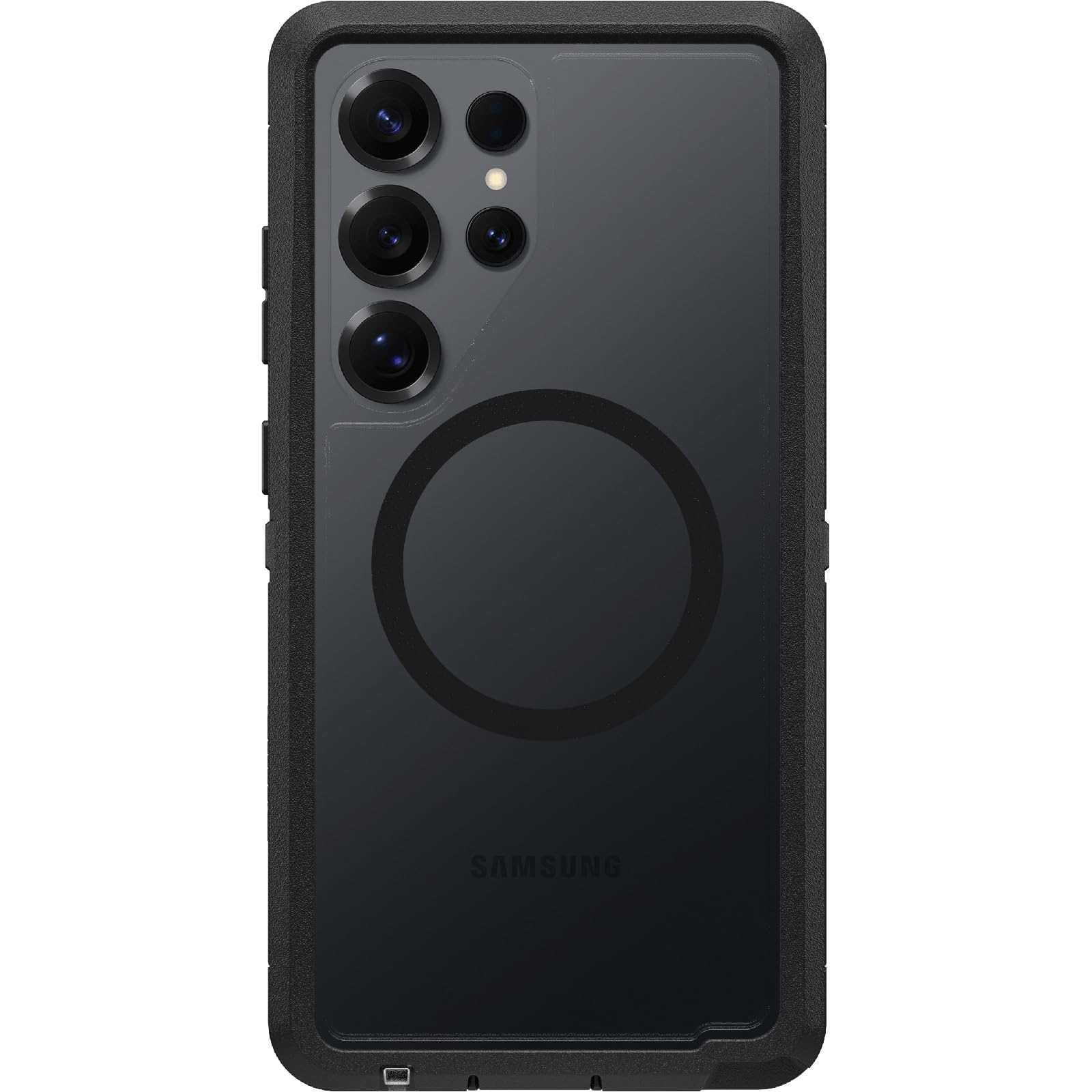 Photo 1 of OtterBox Samsung Galaxy S25 Ultra Defender Series XT Clear Magnet Case - Dark Side (Black)