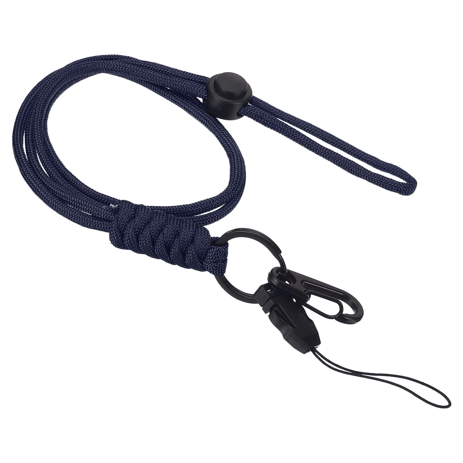 PATIKIL Neck Lanyard with Hook, Badge Lanyards Adjustable Long Strap ID Card Holder Keychains for Badge Holders, Dark Blue