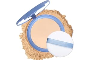 FeiCuiYun Oil Control Matte Perfection Face Powder Compact For Women, Matte Smooth Flawless Setting Powder Makeup, Polvo Compacto De Maquillaje, Waterproof Long Lasting, 0.35Oz (02 Natural Beige)