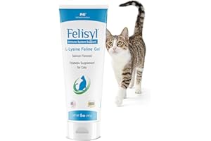 Felisyl L-Lysine Gel for Cats (5oz) – Supports Immune, Respiratory, and Eye Health. Eases Sneezing, Runny Nose, and Watery Ey
