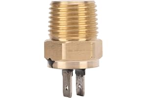 Aramox Fan Heat Thermal Sensor Switch Brass Fan Heat Sensor Switch Replacement for Polaris Magnum 425 500 Scrambler 500 OE: 4