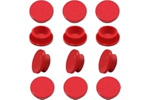 CheeMuii 12 PCS Hubcap Rubber Plugs 1-1/8" Wheel Fit for Trailer Hub Cap Replace Stemco 359-5990 Fit for Stemco 343-4009 343-4024 etc