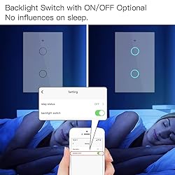 MOES Touch Wall Single Live Wire Smart Switch，No