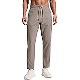 CRZ YOGA Workout Daily Pants for Men 30" - Quick Dry Sweat-Wicking Athletic Casual Lounge Joggers Trouser with Pockets
